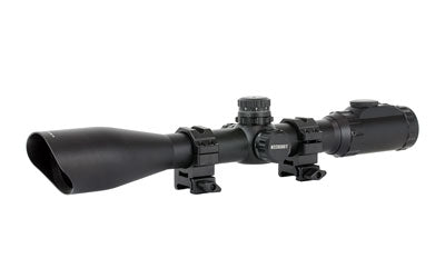 UTG AccuShot Rifle Scope 4-16X 44mm, 30MM Tube, 36-Color Illuminated Mil-Dot Reticle, Black