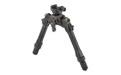 Leapers UTG TBNR Bipod with Picatinny Mount, 7-9" Adjustable Height, Tension-Adjustable Panning, Black