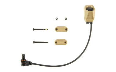 Unity Tactical AXON SL Remote Switch, Single Button, 7" Cable, Streamlight Compatible, FDE Finish