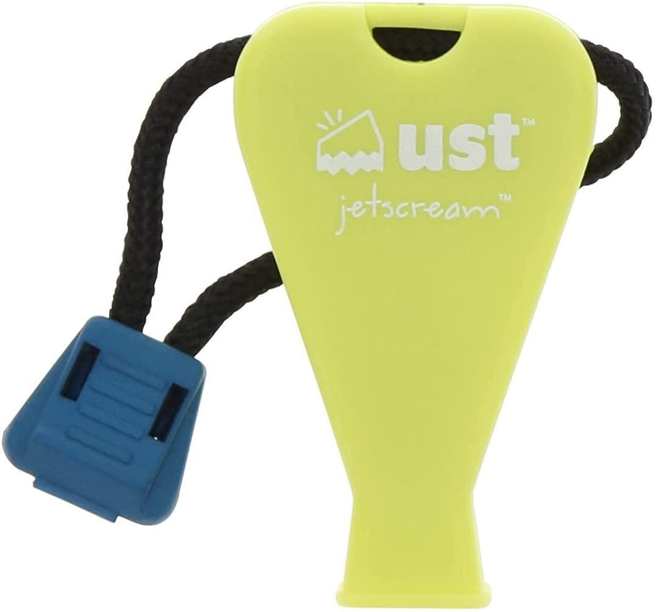 Ultimate Survival Technologies JetScream Pea-Less Whistle Yellow 122 dB