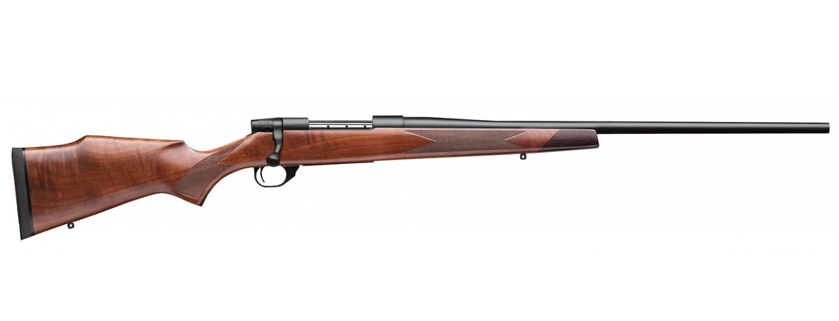 Weatherby Vanguard Sporter VDT243NR2T 243 Win Rifle, 4+1 Capacity, 22" Bead Blasted Blued Barrel, Walnut Monte Carlo Stock