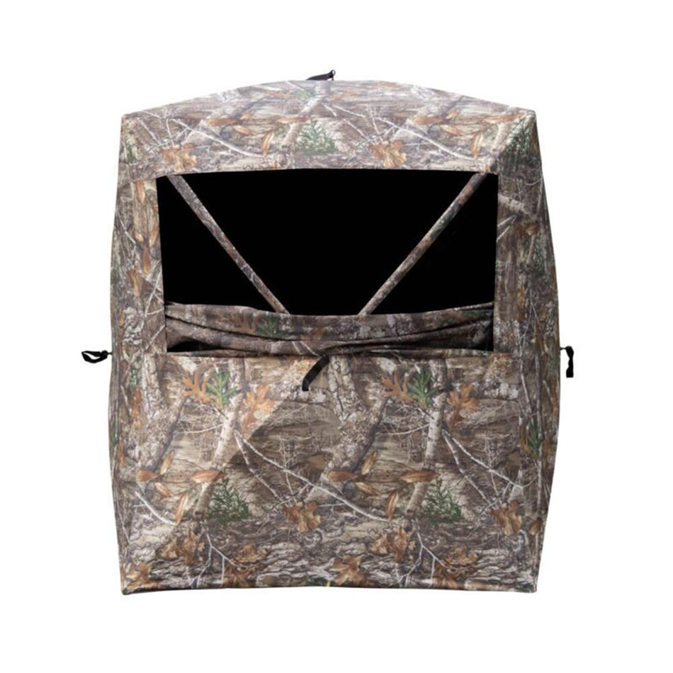 Rhino R102 2-Person Hub Style Hunting Ground Blind in Realtree Edge