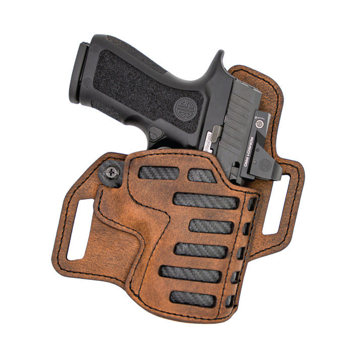 Versacarry Compound Outside Waistband Holster Size 3 Brown RH