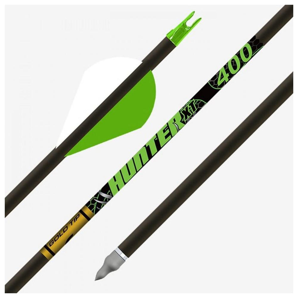 Gold Tip Hunter XT 500 2" Raptor Vane Arrows 6-Pack