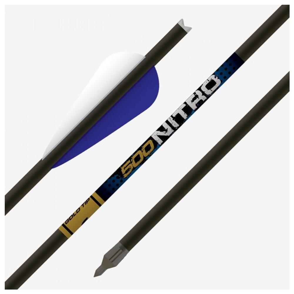 Gold Tip Nitro 20" Crossbow Bolt with Moon Nocks 4in Duravanes 6-Pack