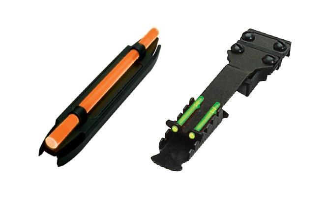 HiViz C-Series Shotgun Front Sight Set with Green & Orange LitePipes – Beretta/Browning Gold Field