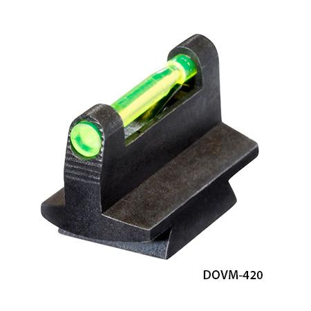 HIVIZ Universal Dovetail Interchangeable Front Rifle Sight with Green and Red LitePipes