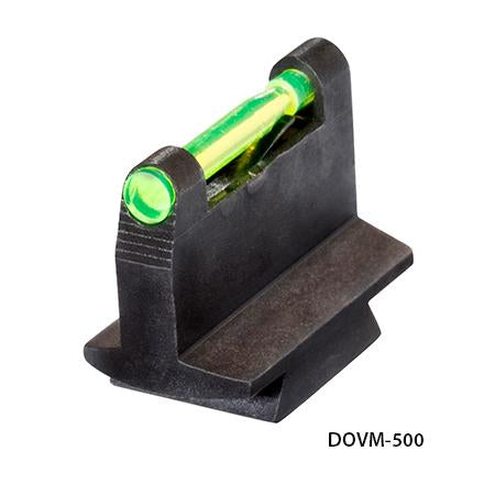 HIVIZ Universal Half-Inch Dovetail Interchangeable Front Rifle Sight with LitePipes