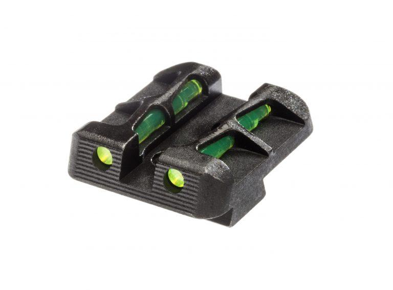 HIVIZ LiteWave Rear Sight for Glock Pistols Green LitePipe 9mm .40 S&W .357 Sig