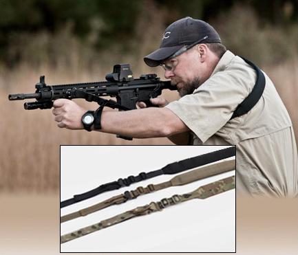 VTAC Wide Padded Sling for Rifles Black Viking Tactics