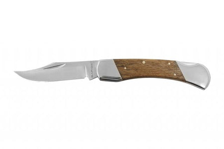 Sarge Knives Zebra Lock Back Folder - Zebrawood Handle, 3.25" 440C Stainless