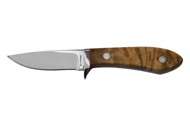 Sarge Knives TK Bird Fixed-Blade Hunting Knife with Leather Sheath
