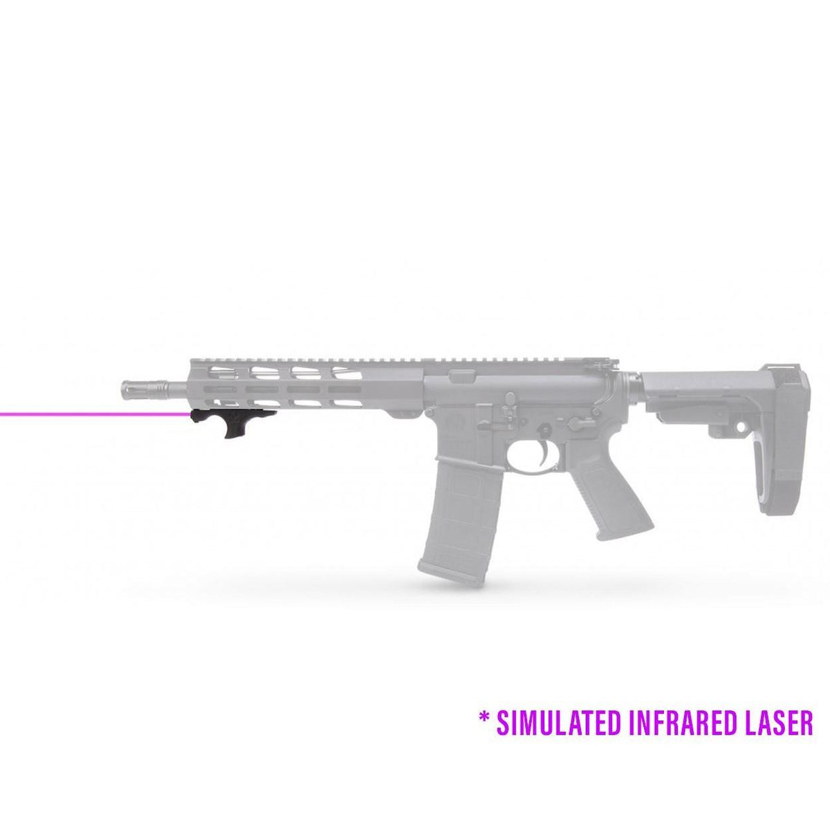 Viridian HS1 Black Infrared Laser Hand Stop with M-Lok Mounting