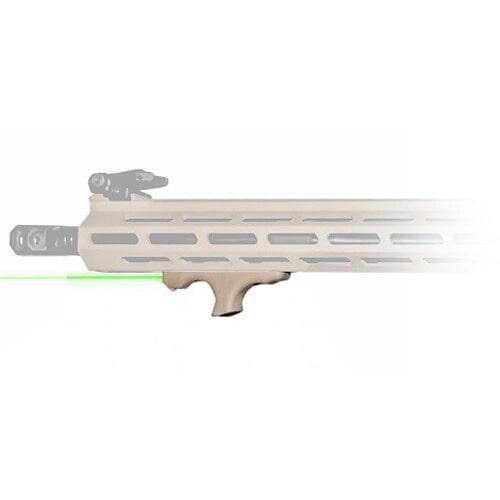 Viridian HS1 Green Laser Hand Stop for AR Firearms - FDE & Picatinny Adapter