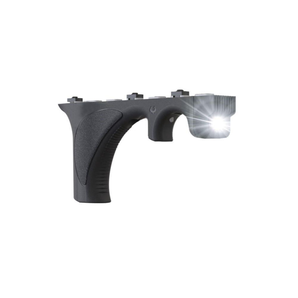 Viridian 4LUX Tactical Foregrip and 400 Lumen LED Weapon Light Black M-LOK Compatible
