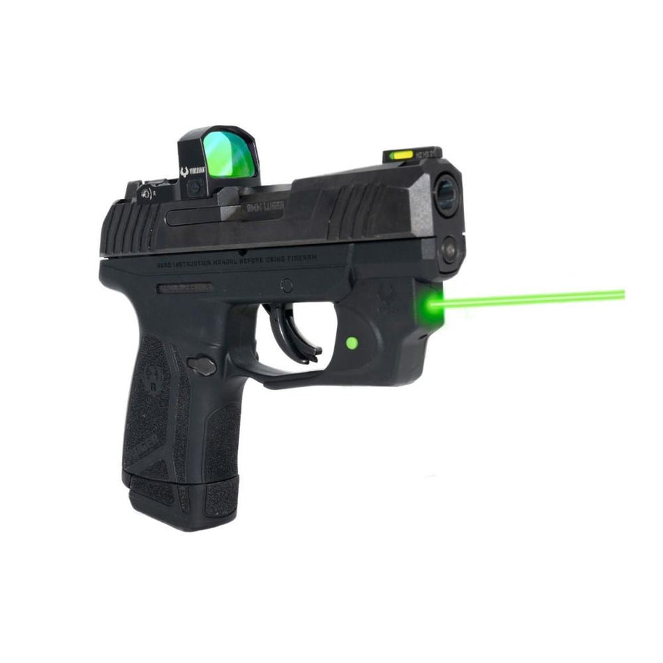 Viridian E Series Ruger MAX-9 Green Laser Sight - Black with Right-Hand IWB Kydex Holster