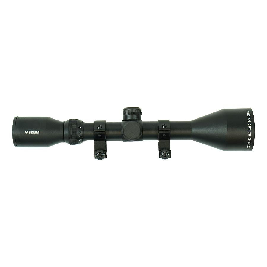 Viridian EON 3-12x50 R4 Black Rifle Scope with Rings - Retail Box