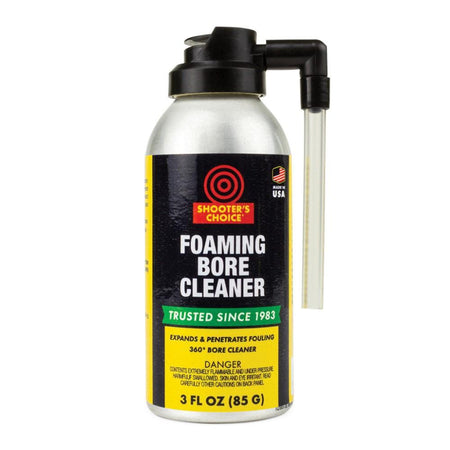 Shooter's Choice 3oz Foaming Bore Cleaner for Firearms - Made in USA
