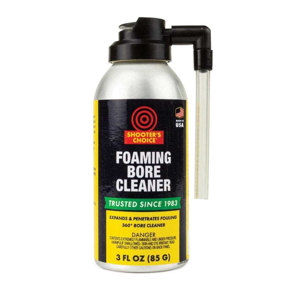 Shooter's Choice 3oz Foaming Bore Cleaner for Firearms - Made in USA