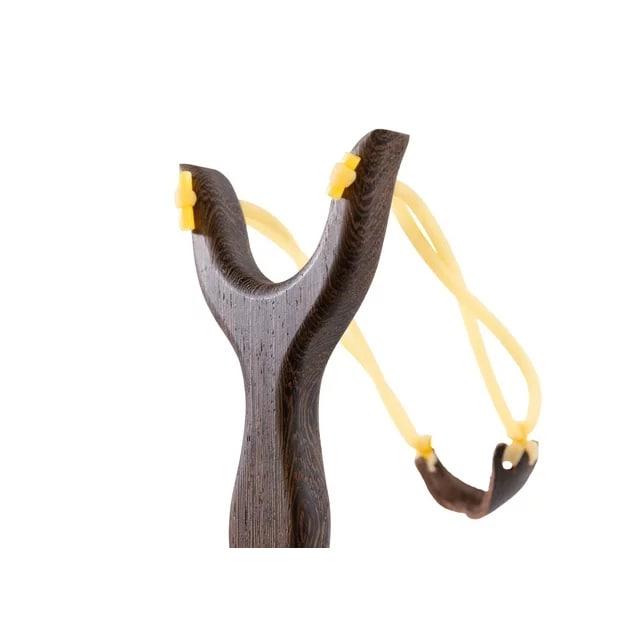 DAC Technologies Wood Handle Slingshot for Training Hunting and Recreation