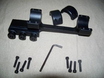 DNZ Freedom Reaper 1" 1-Piece Picatinny Forward Ring Rail Mount Black