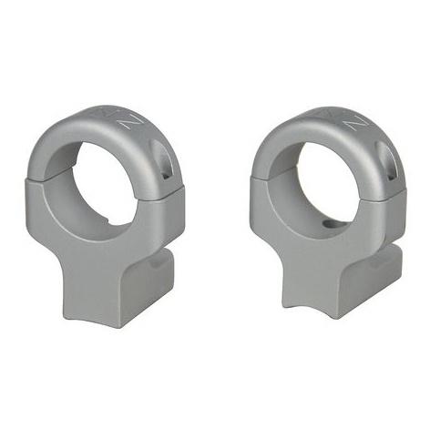 DNZ Game Reaper 2 - 2-Piece Ringmount 1" High Silver - Remington 700 Howa Mossberg
