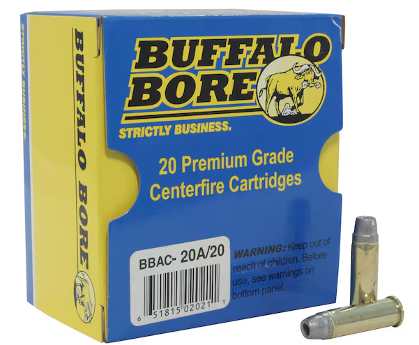 Buffalo Bore .38 Special 20A20 Heavy Soft Cast Hollow Point 158 Grain
