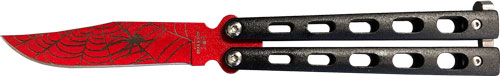 Bear & Son 3" Widow Series Butterfly Knife Red/Black