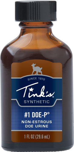 Tinks Synthetic Non-Estrous #1 Doe-P Deer Attractant 1oz Bottle