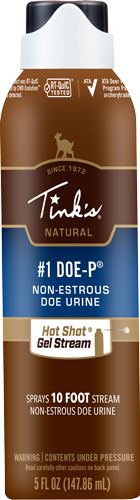 Tinks Doe-P Non Estrous Deer Attractant Hot Shot Gel 5 oz Aero