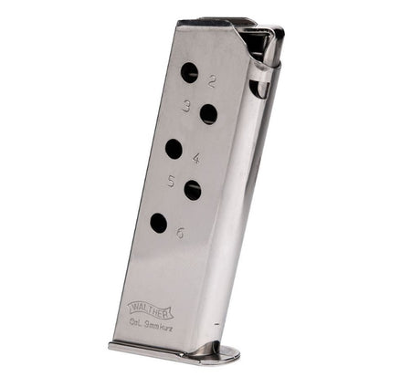 PPK/S .32 ACP Nickel 8RD Handgun Magazine