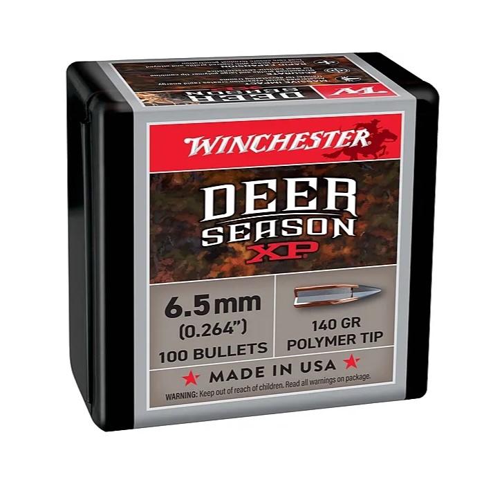 Winchester Deer Season XP 6.5mm .264" 140gr Polymer Tip Bullets 100/ct
