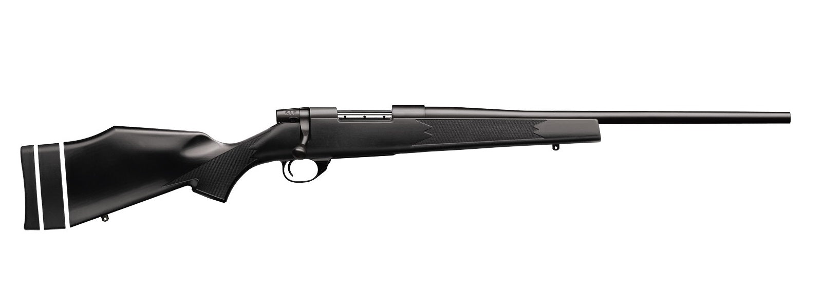 Weatherby Vanguard Synthetic Compact .223 Rem 5+1 20" Matte Blued Threaded Barrel, Black Adjustable Synthetic Stock (VYT223RR0T)