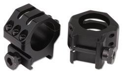 Weaver Tactical 6-Hole Aluminum Scope Rings - Matte Finish 30mm Low