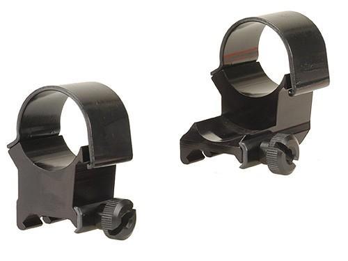 Weaver 1" X-High Extension Top Mount Detachable Scope Rings - Black