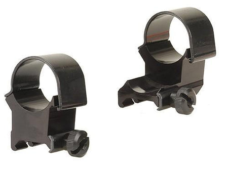 Weaver 1" X-High Extension Top Mount Detachable Scope Rings - Black