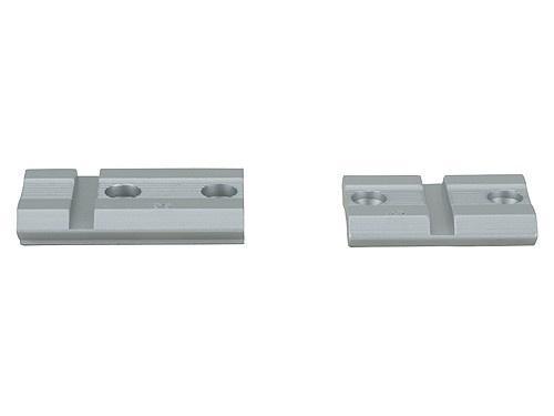 Weaver Silver Aluminum 2-Piece Top Mount Scope Base for Mossberg and Remington