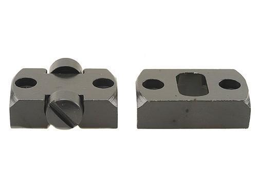 Weaver 2-Piece Grand Slam Steel Dovetail Base CVA Round Receiver Matte Black