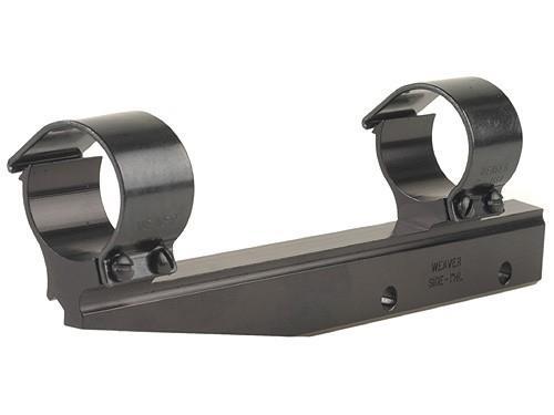 Weaver Detachable Side Mount 1-Inch High Long Style Aluminum Scope Ring and Base Mount