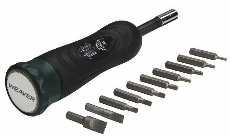 Weaver Gunsmithing Torque Wrench for Optic Mounting