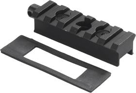 Weaver Multi-Slot Picatinny Rail Base Ruger American LA Black Matte