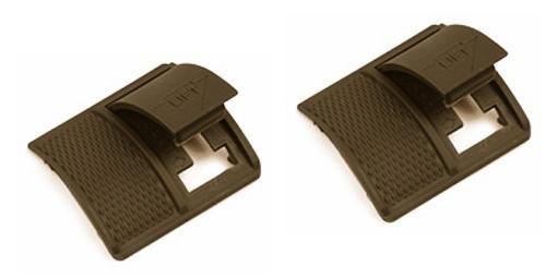 Weaver Rail-Lok Short Locking Rail Cover 1.6" Dark Earth 2pk
