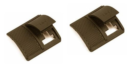 Weaver Rail-Lok Short Locking Rail Cover 1.6" Dark Earth 2pk