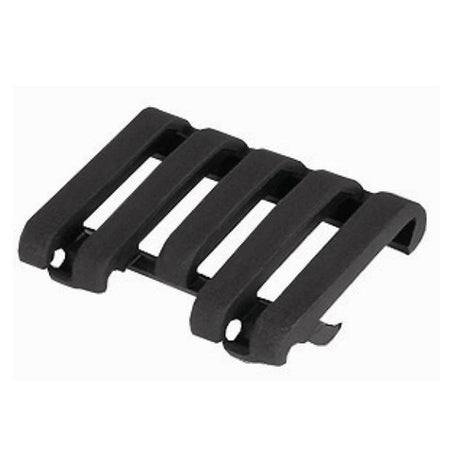 Weaver Black Low Profile Rail Cover and Wire Loom for Picatinny Rails
