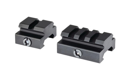 Weaver Picatinny Riser Set 2-Piece 1/2-Inch Height Aircraft Aluminum
