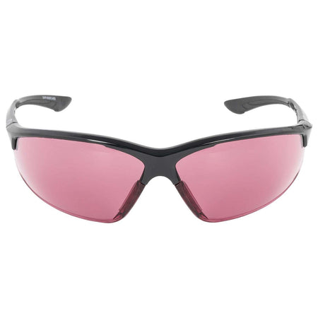 Walker's IKON Tanker Open Frame Shooting Glasses Black with Rose-Tinted Lens