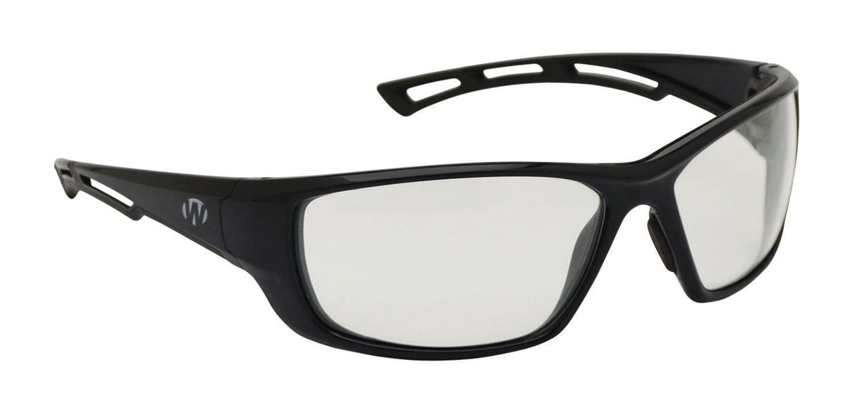 Walker's 8280 Safety Glasses Anti-Fog Clear Lens Black Frame