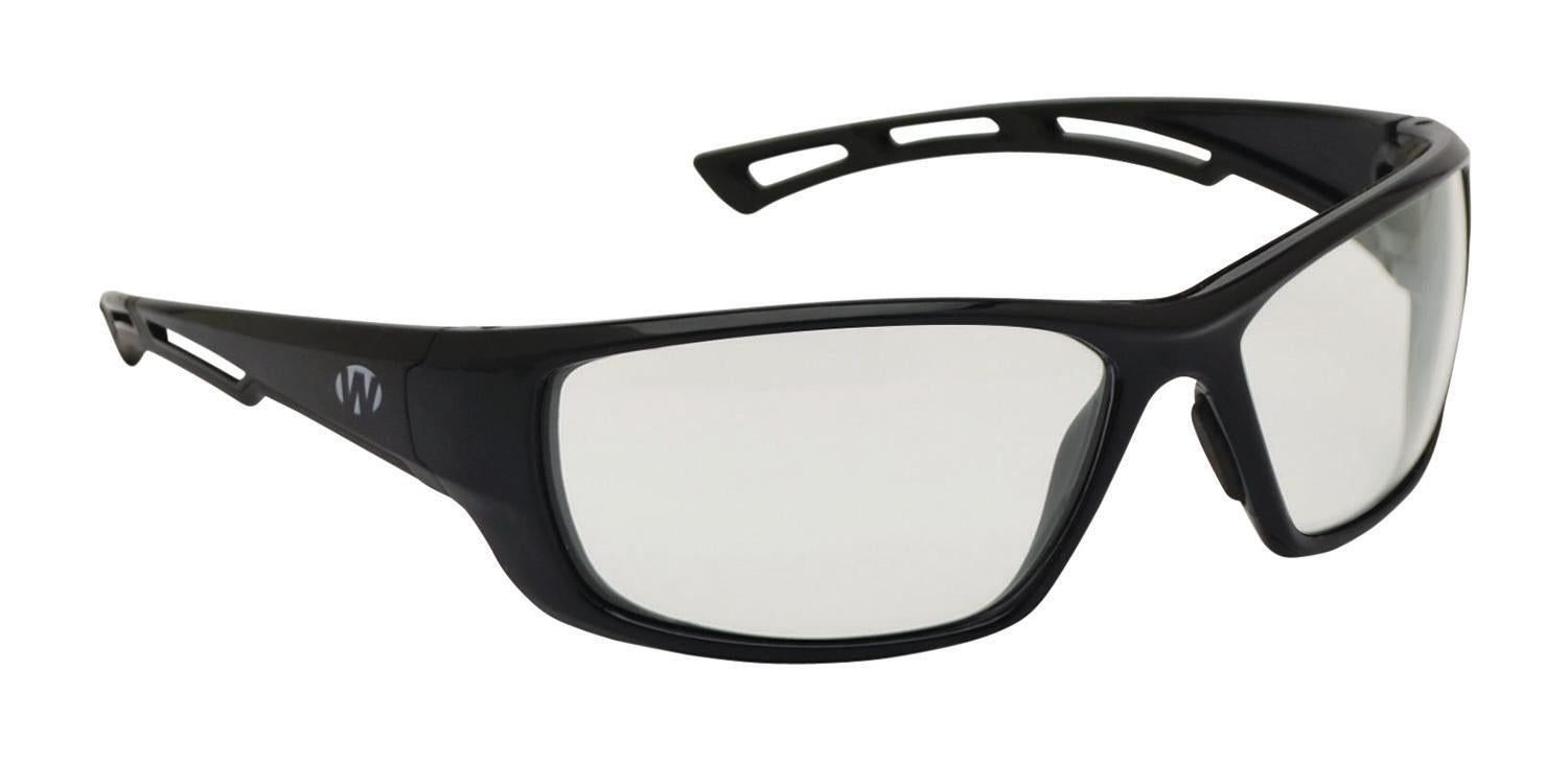 Walker's 8280 Safety Glasses Anti-Fog Clear Lens Black Frame