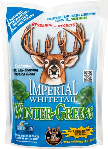 Whitetail Institute Winter-Greens Fall Brassica Food Plot Seed 3 lbs Half Acre