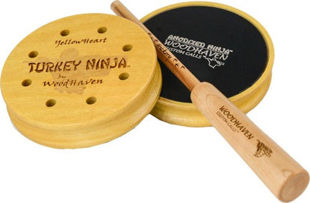 WoodHaven Custom Calls Ninja Aluminum Surface Turkey Pot Call